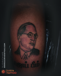 ambedkar tattoo | suriya tattoo studio | best tattoo shop in pondicherry